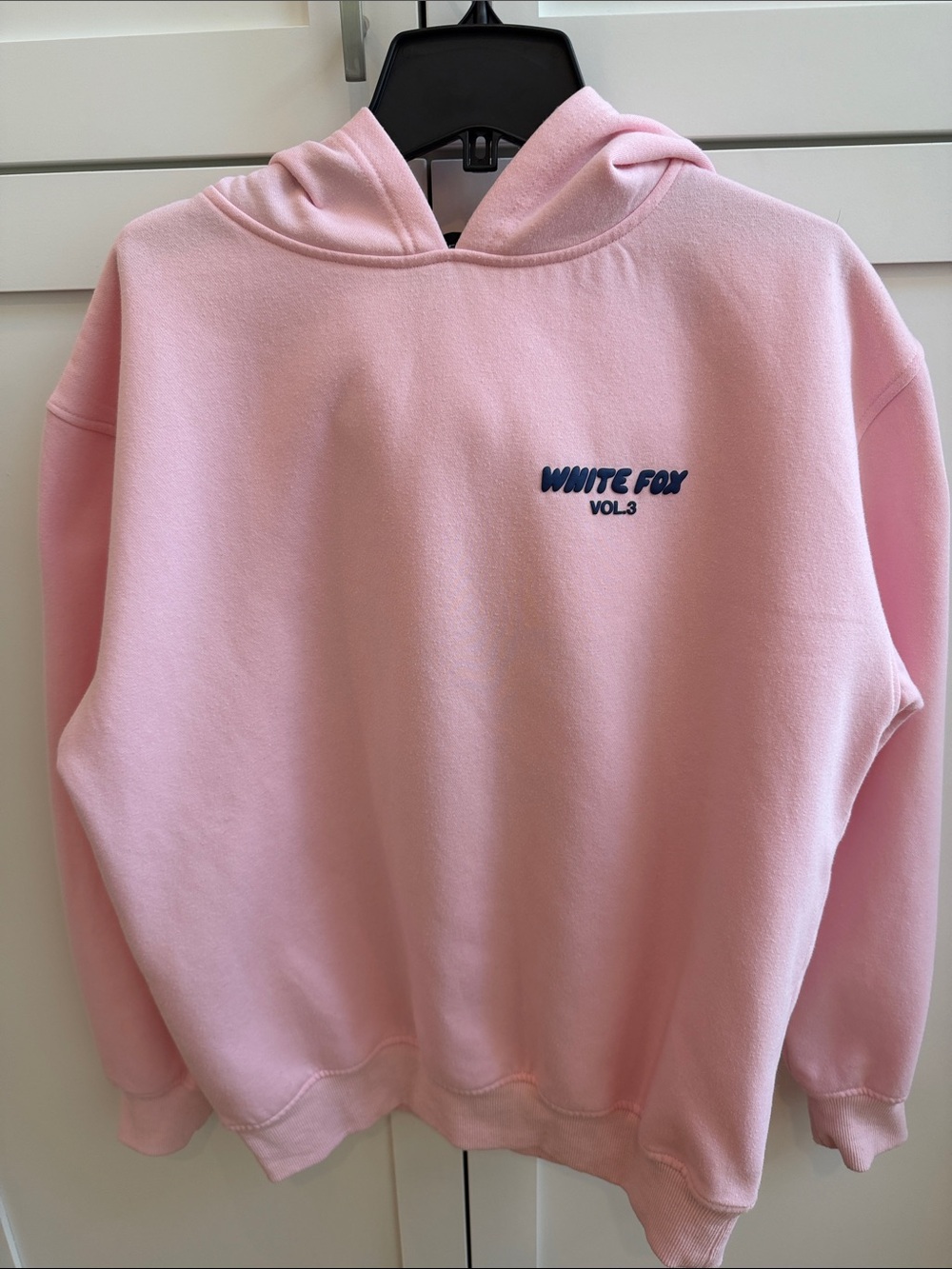 WHITE FOX Pink Logo Hoodie XS/S